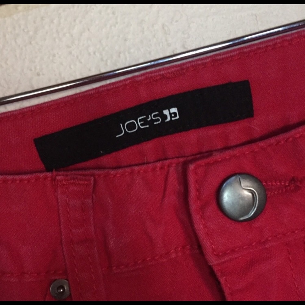 AWESOME Joe's Jeans Red Sz 14